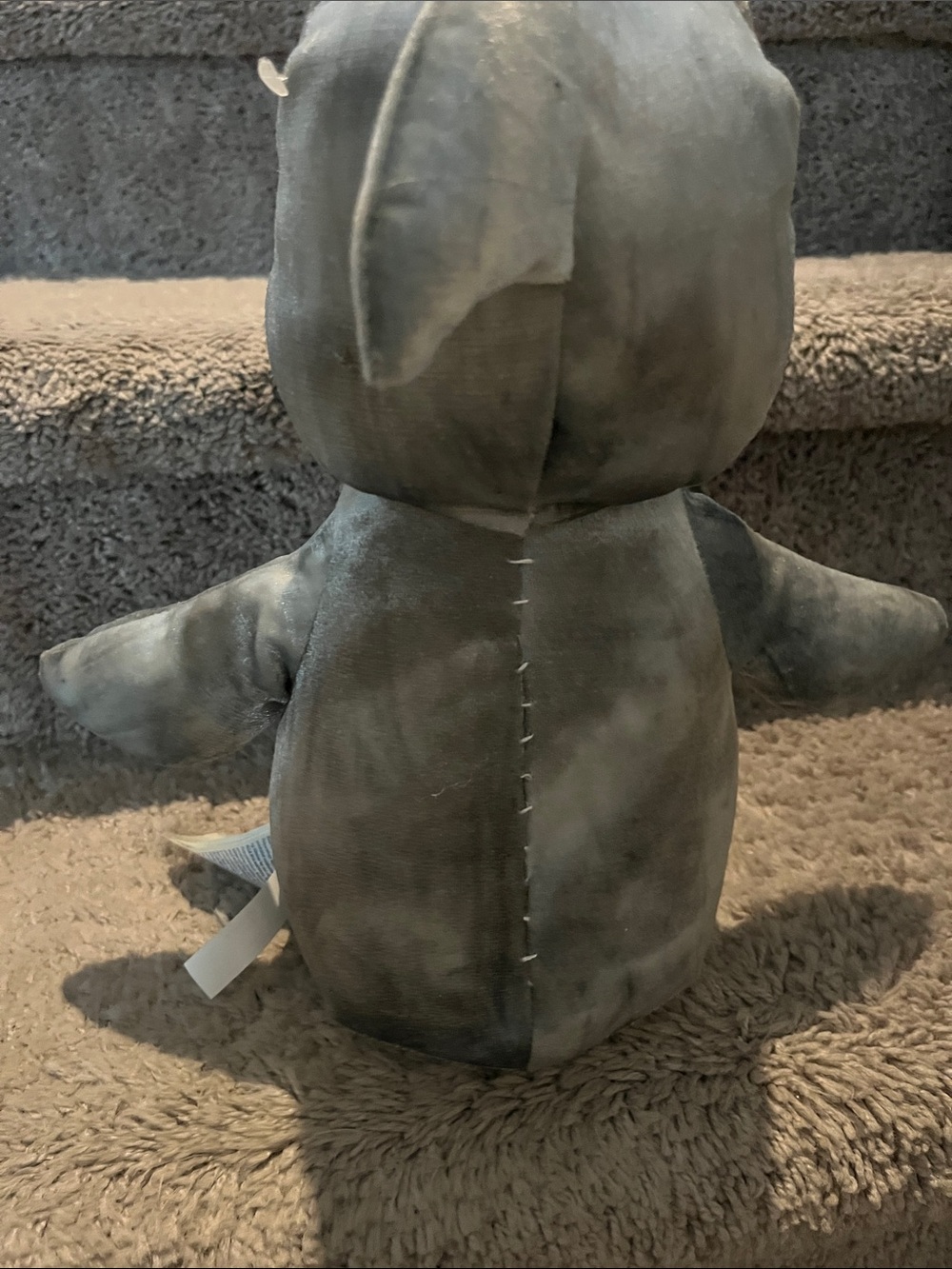 Build-A-Bear Grey Shark Plush with White Belly and Red Mouth - Picture 5 of 5